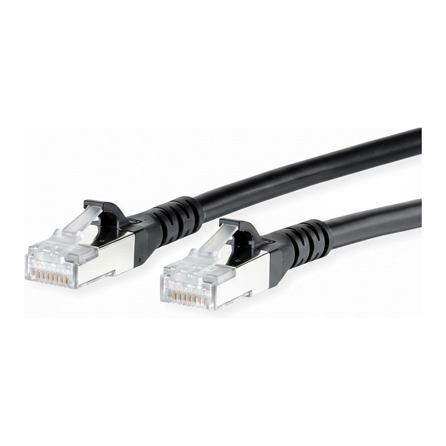 Metz Connect Patchcable Cat.6A AWG 26 LSOH schwarz 50m