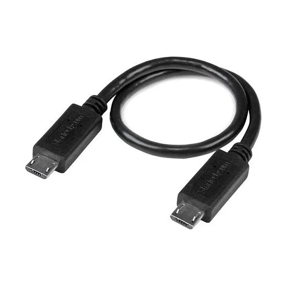 StarTech USB OTG Cable - Micro USB to Micro USB - M/M - 8in. — image 1