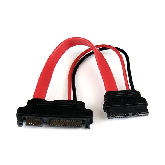 StarTech 6in Slimline SATA to SATA Adapter with Power - F/M — image 1