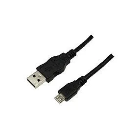 Logilink USB Kabel A -> micro B St/St 0.60m schwarz — image 1
