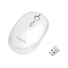 Logilink Maus Funk & Bluetooth,2.4GHz,800/1200/1600dpi,weiß