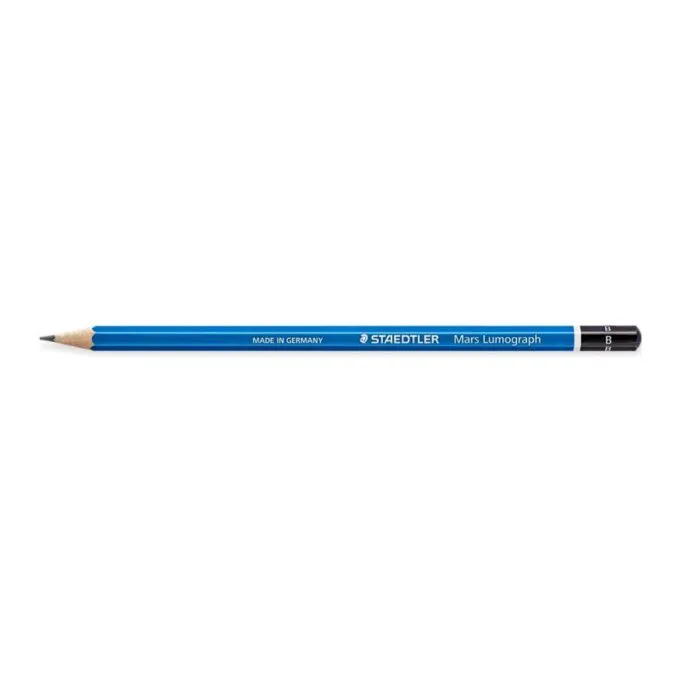 STAEDTLER Bleistift Mars Lumograph B Sechskant — image 1