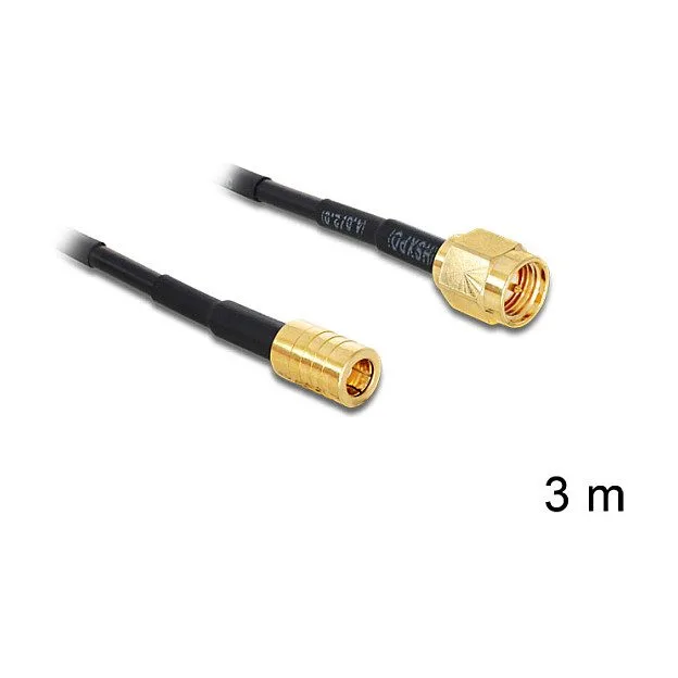 Antennenkabel SMA Stecker > SMB Buchse RG-174 3 m — image 1