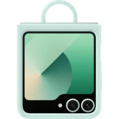 Samsung Silicone Case with Ring fr Galaxy Z Flip6. Mint