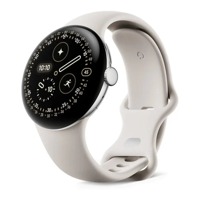 Google Pixel Watch 4 (41mm) LTE silber/porcelain — image 1