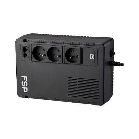 Fsp ECO 800-GE Line-interactive UPS 800VA 480W RJ11/RJ45 3x Schuko