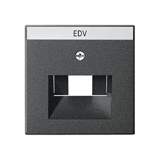 GIRA 028428 Abdeckung BSF UAE/IAE/ISDN System 55 anthrazit — image 1