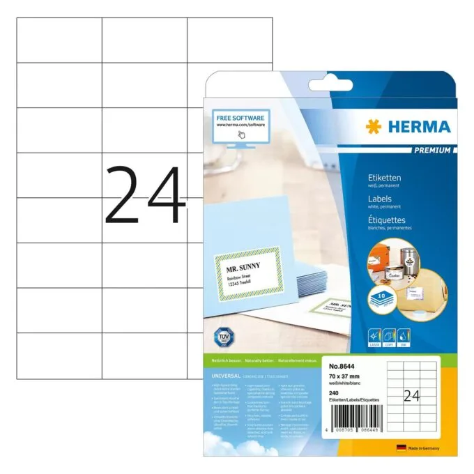 HERMA 8644 printer label — image 1