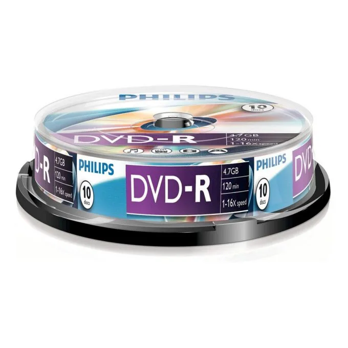 1x10 Philips DVD-R 4,7GB 16x SP — image 1