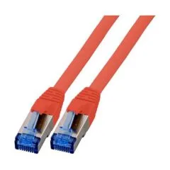 EFB RJ45 Patchkabel Cat.6A S/FTP TPE Cat.7 Rohkabel superflex rot 30m