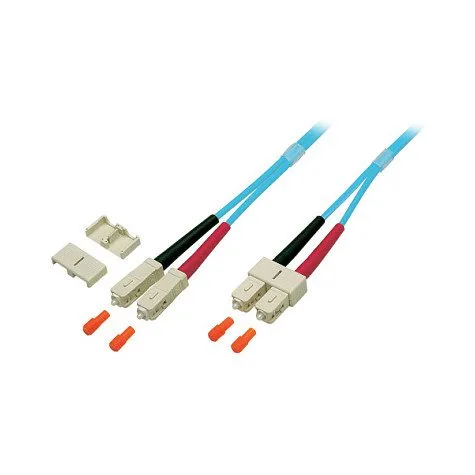 EFB Duplex Patchkabel SC-SC OM3 10m LSZH 3mm aqua — image 1