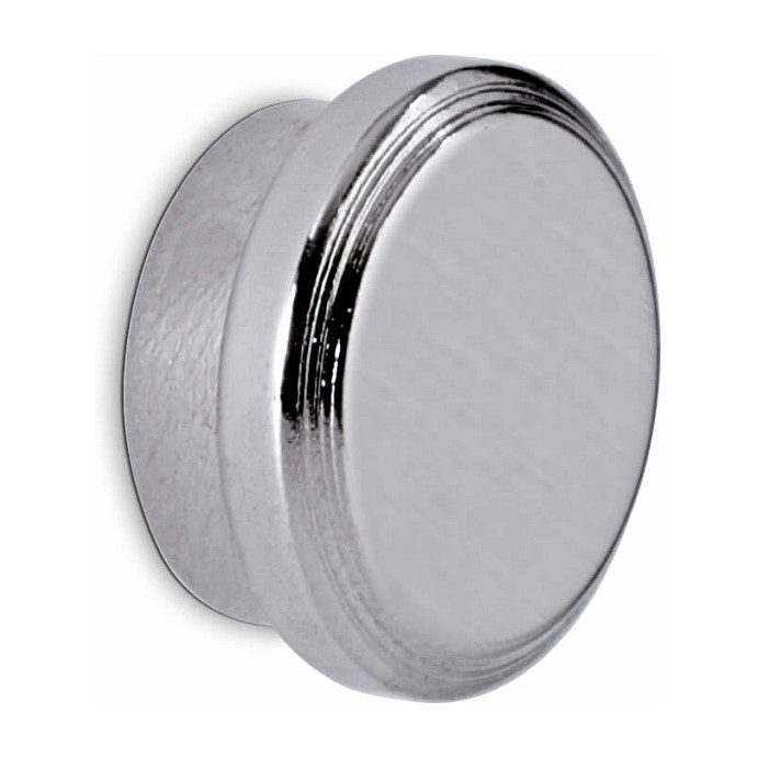Magnet Ø 2,5 x 0,9 silber