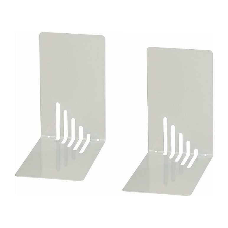Buchstützen 8,5 x 14,0 x 14,0 cm grau