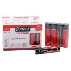 Olympia Alkaline Batterien AAA 24 Stück