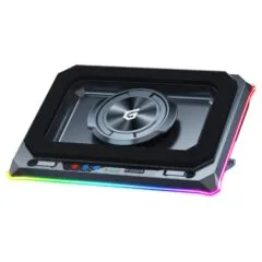 USB-C Laptop-Kühlpad + Handyhalter, RGB, 12V