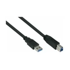 kabelmeister USB3.0 Kabel A-A UL schwarz 1,8m