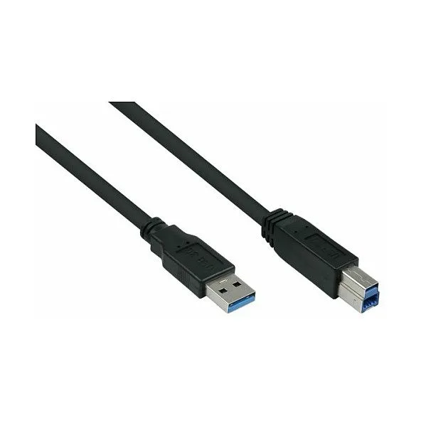 kabelmeister USB3.0 Kabel A-A UL schwarz 5m — image 1