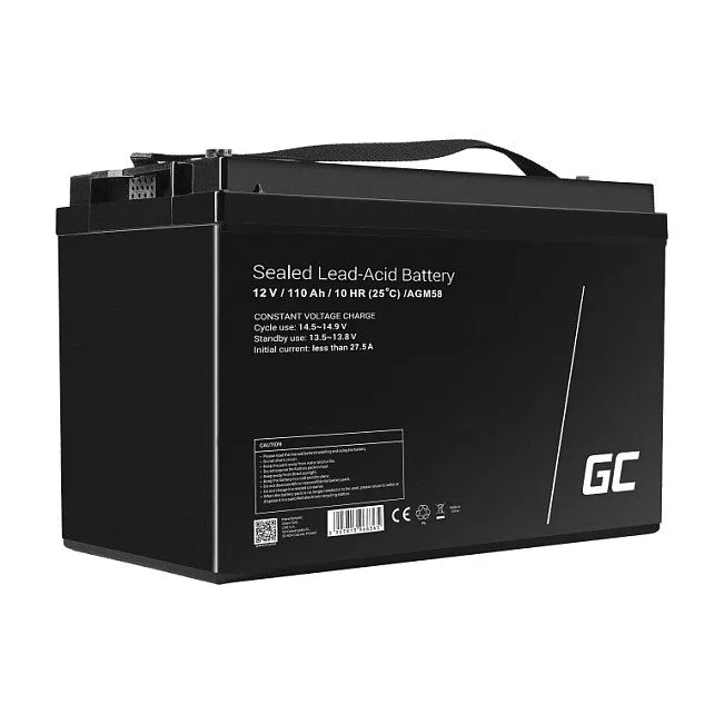 Green Cell AGM58 vehicle battery — image 1