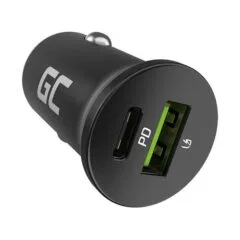 Green Cell GC CADM-GC-38AC - USB-Ladegeraet 38 W 1x USB-C USB-A schwarz
