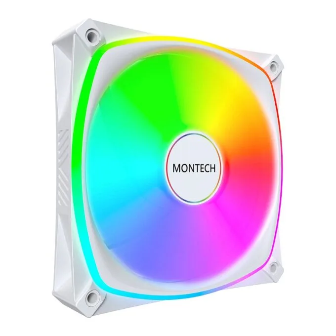 CASE FAN 120MM/AX120 PRO WHITE MONTECH — image 1