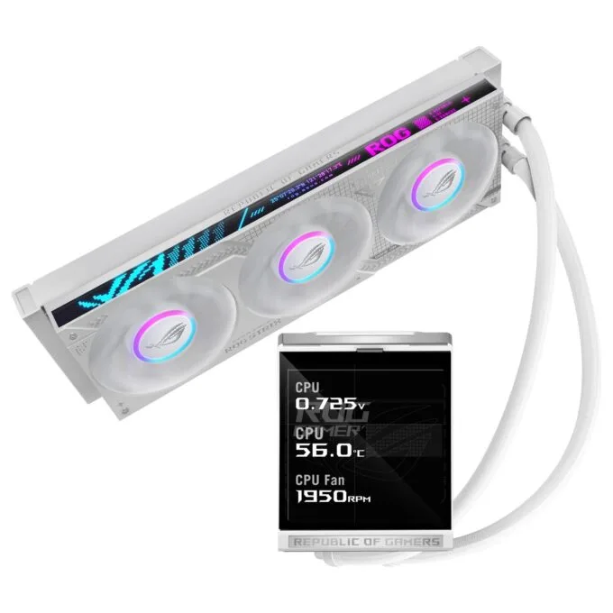 ASUS ROG Strix LC IV 360 ARGB LCD White Edition — image 1