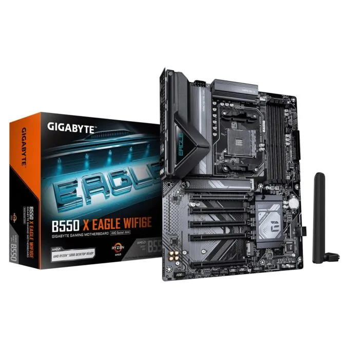 GIGABYTE B550 X EAGLE WIFI6E AM4 4xDDR4 HDMI 2xM.2 — image 1