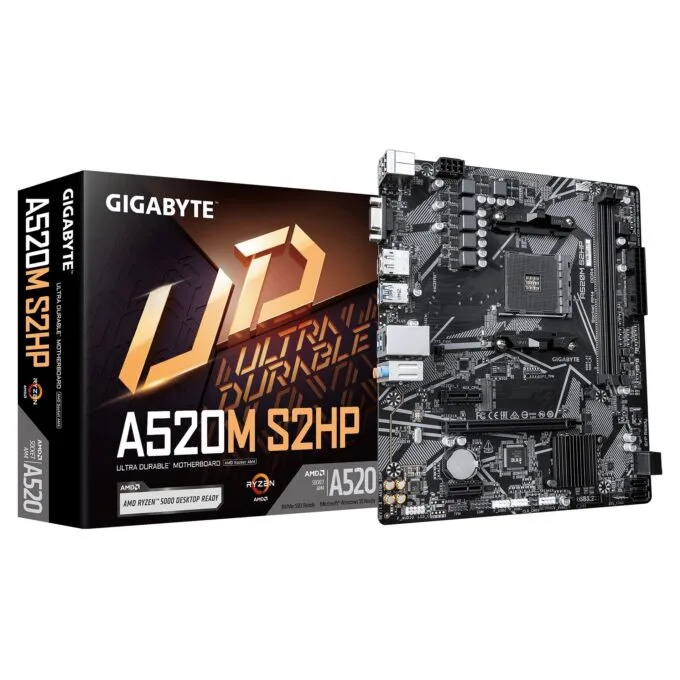 GIGABYTE A520M S2HP AM4 2xDDR4 D-sub HDMI DP M.2 — image 1