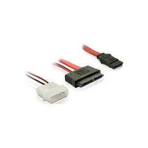 DeLOCK Cable Micro SATA FM + 2-Pin Power + SATA SATA cable — image 1