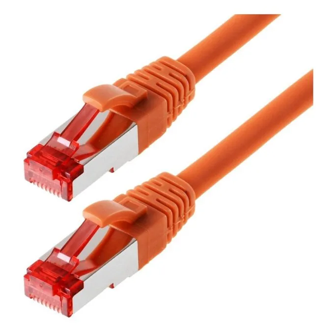 helos Patchkabel Cat.6a GHMT AWG 26/7 orange 0,5m — image 1