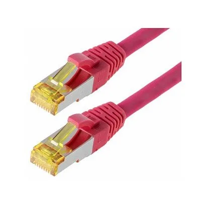 helos Patchkabel Cat.6a GHMT AWG 26/7 magenta 0,5m — image 1