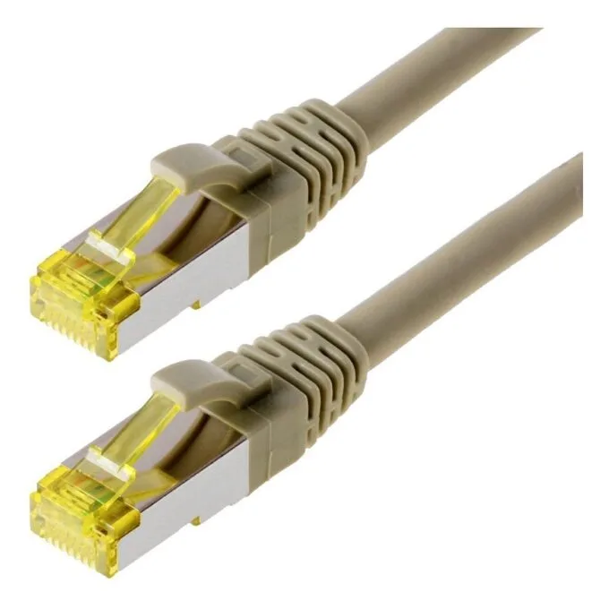 helos Patchkabel Cat.6a GHMT AWG 26/7 grau 2,0m — image 1