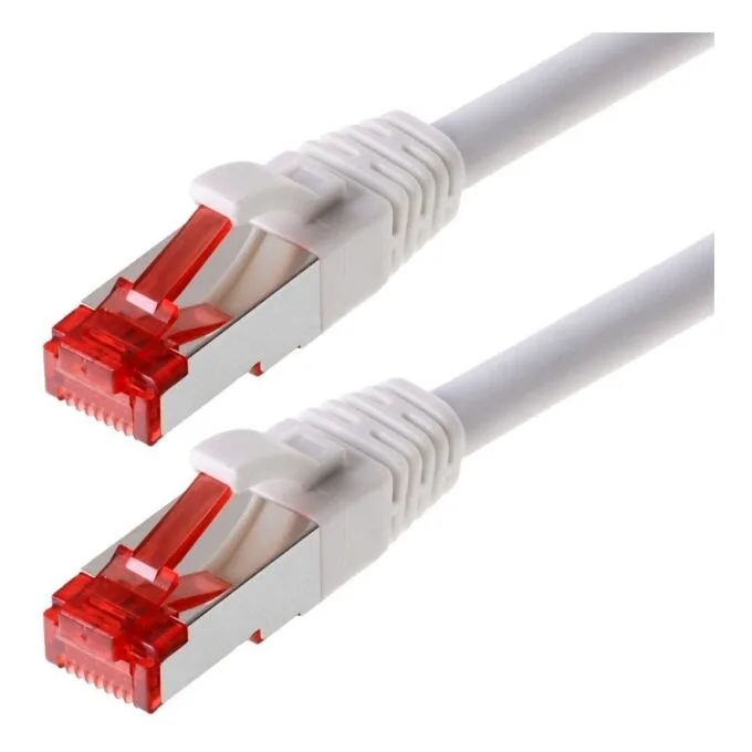 helos Patchkabel Cat.6 GHMT AWG 27/7 weiss 2,0 m — image 1