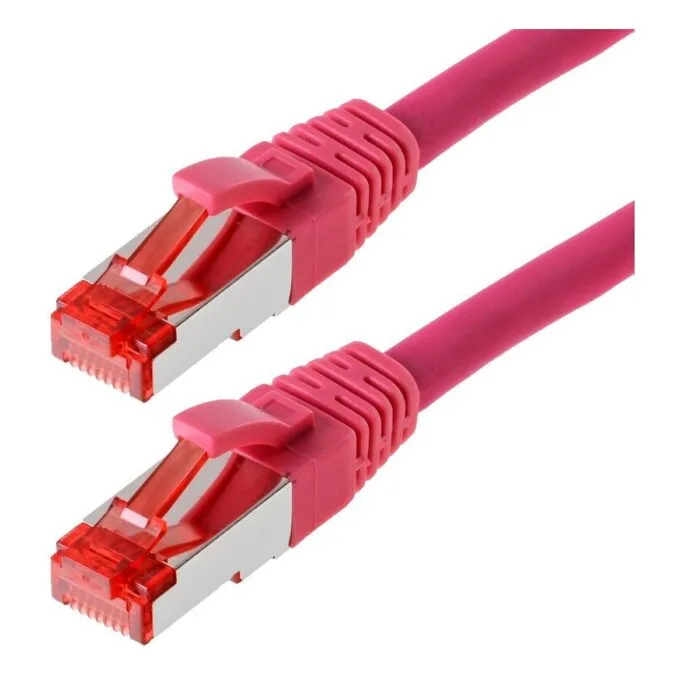 helos Patchkabel Cat.6 GHMT AWG 27/7 magenta 5,0 m — image 1
