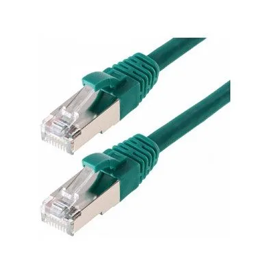 helos Cat.5e Patchkabel SF/UTP AWG 26 grn 0,5 m — image 1