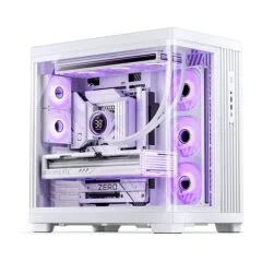 Jonsbo TK-4 Gehäuse, Midi-Tower, ATX, Tempered Glass - weiß