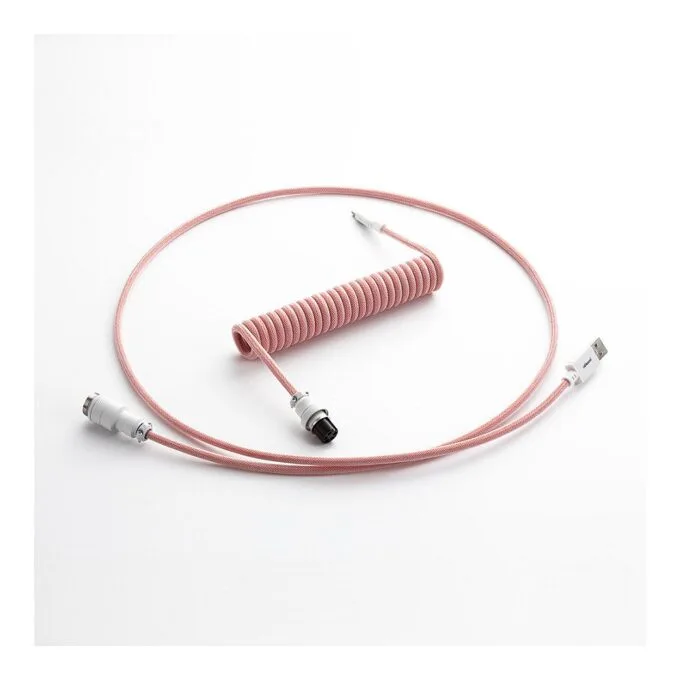 CableMod PRO Coiled Keyboard Cable USB-C zu USB Typ A, Orangesicle - 150cm — image 1