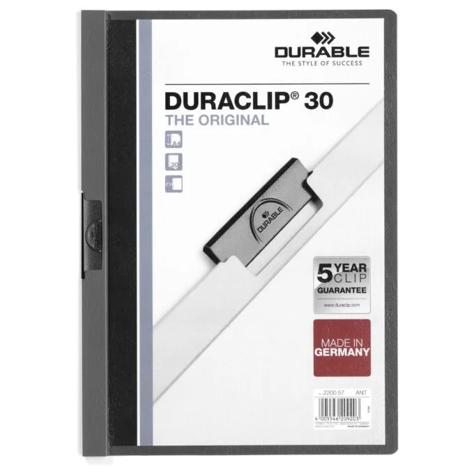 Klemm-Mappe Duraclip Original 30 anthrazit — image 1