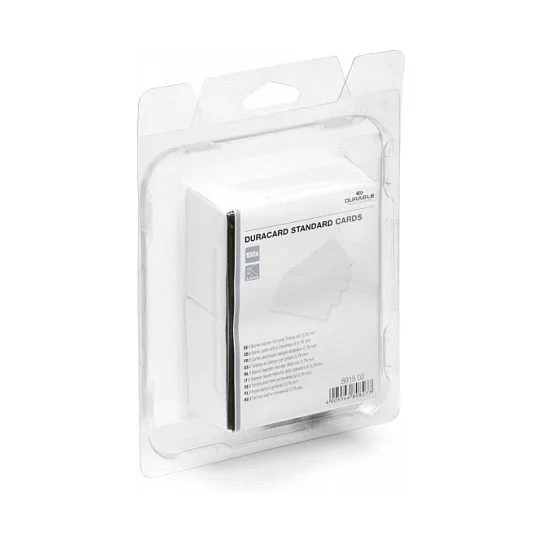 Duracard Plastikkarten Standard 100 Stück weiß — image 1