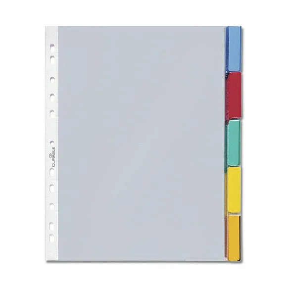 Hüllenregister A4 5tlg transparent — image 1