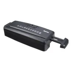 Hama Mini S6 Aktenvernichter mit Streifenschnitt bis 6 Blatt schwarz