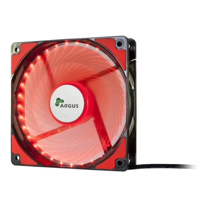 Inter-Tech Lüfter 120*120*25 ARGUS L-12025 RD, rot — image 1