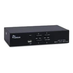 Inter-Tech KVM Switch AS-41DA DVI, 4 Port, Metall