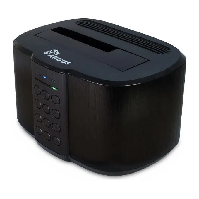 Inter-Tech Dockingstation GD-PDLK02 black USB3.0 m. Code — image 1