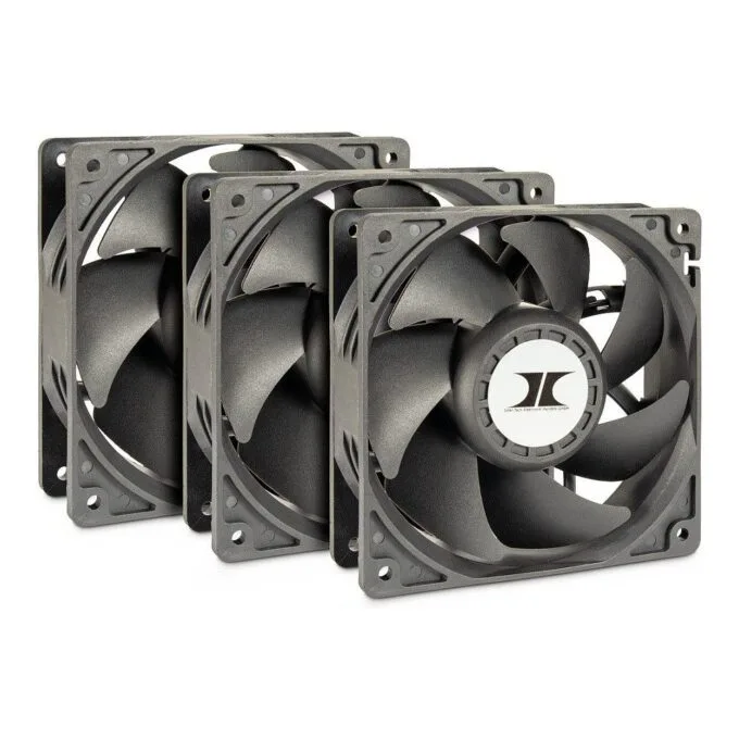 Inter-Tech Lüfter 120*120*38 IPC Fan Set 3xLüfter 120mm — image 1