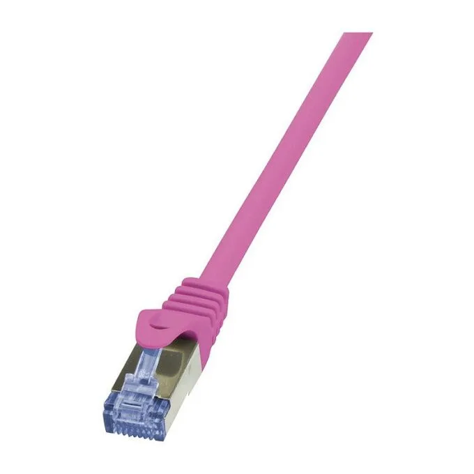 Patch Cable Cat.6A S/FTP pink 1,50m, PrimeLine — image 1
