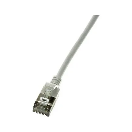 Patch cable Cat.6A TPE SlimLine grey 5,0m — image 1