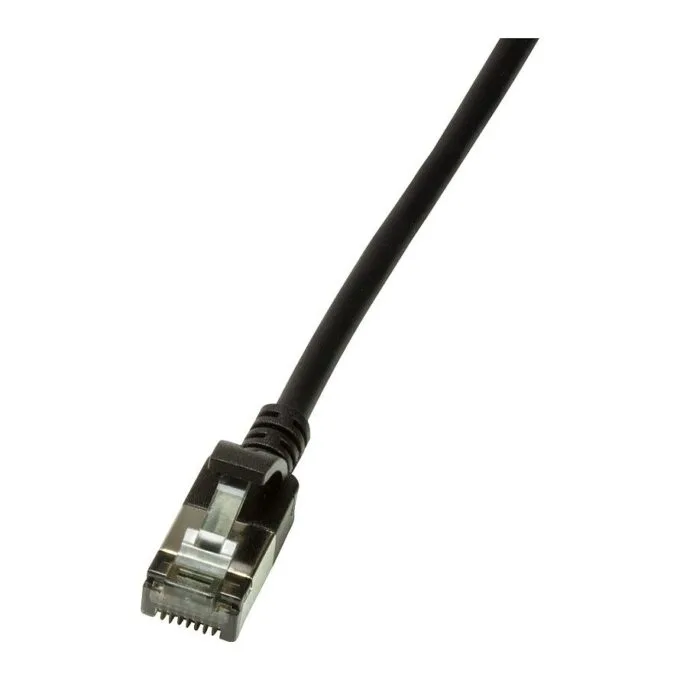 Patch cable Cat.6A TPE SlimLine black 2,0m — image 1