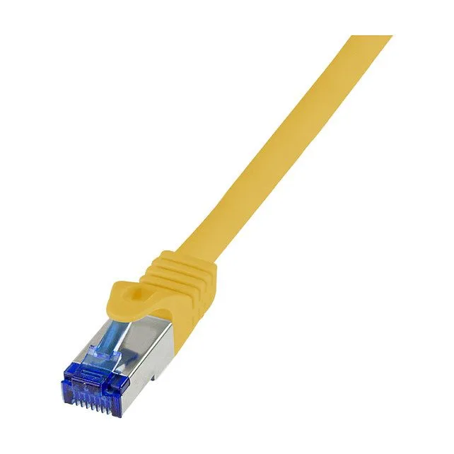 Patch cable Cat.6A S/FTP Ultraflex GHMT certified, yellow 5.0m — image 1