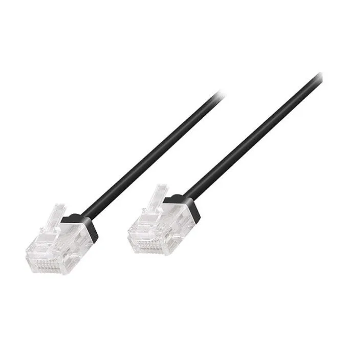 Patch Cable Cat.6A U/UTP Slim High-Flex, black 3,00 m — image 1