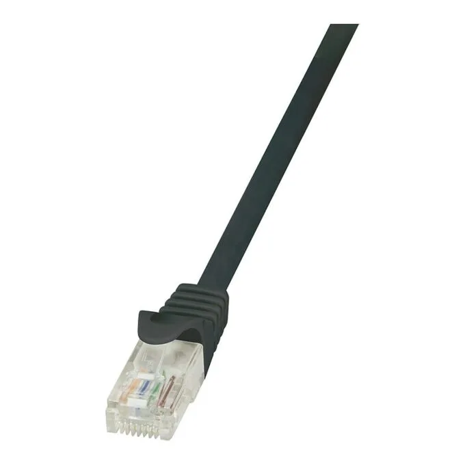Logilink Patch Cable Cat.6 U/UTP black 0,25m EconLine — image 1